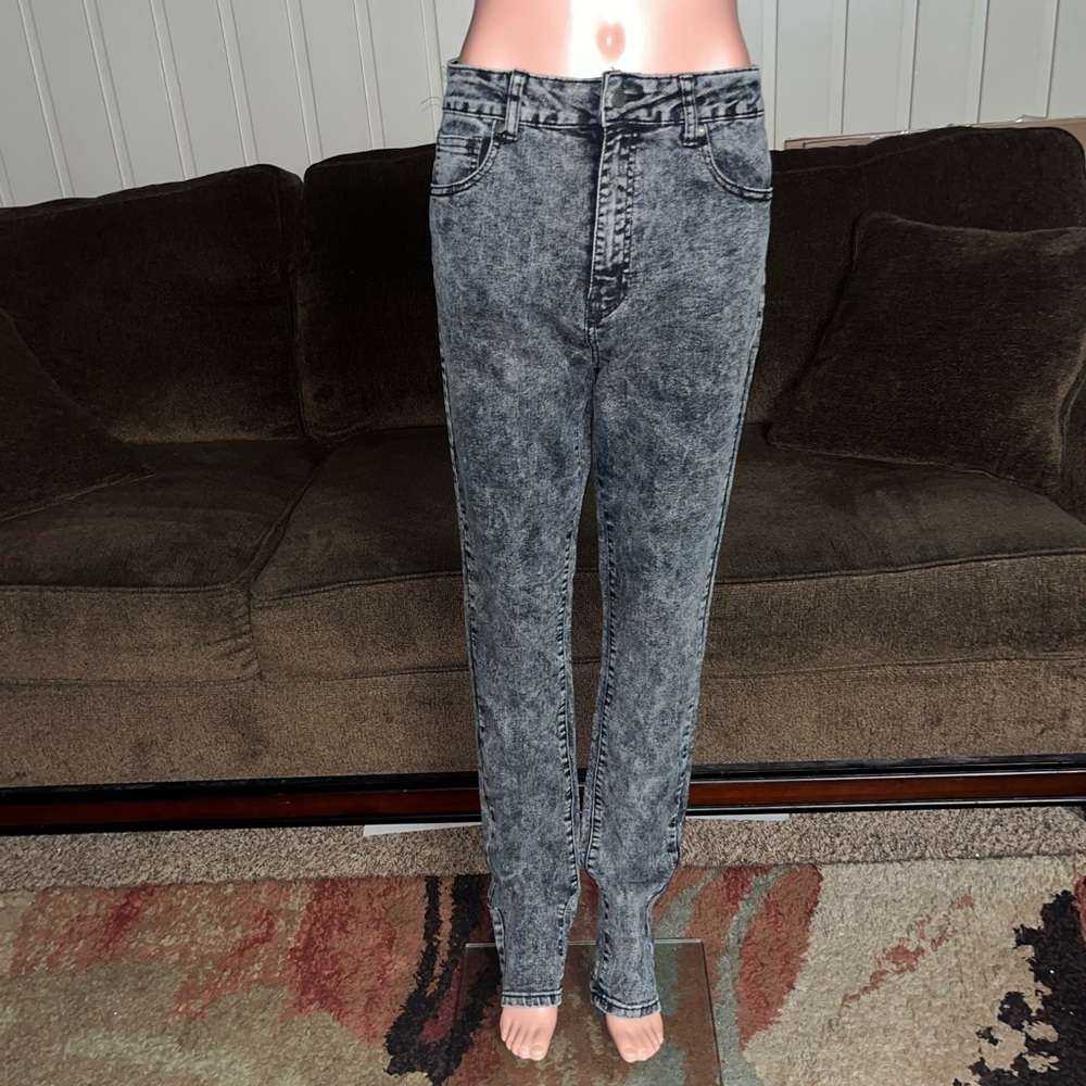 Mi Jeans • Black • Acid Wash • Size 13 • Straight Leg Jeans • New W/ Tags